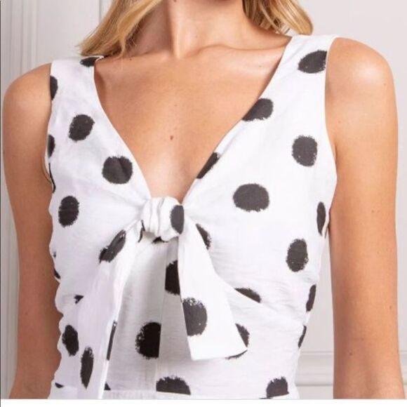 Senlis “Elise” polka dot mini size L NWOT - Picture 10 of 10